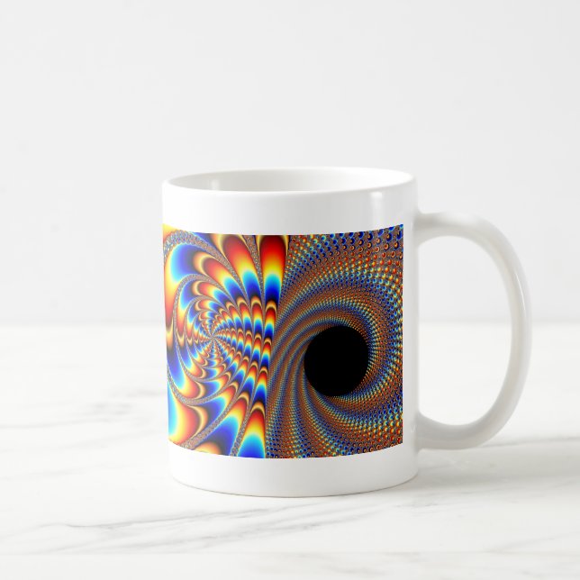 Fractal Wink Coffee Mug (Right)