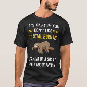 Fractal Wood Burning Tracking Lichtenberg Art T-Shirt