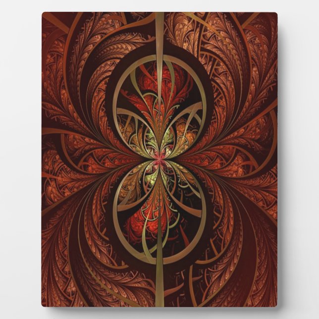 Fractal Wood Plaque (Front)