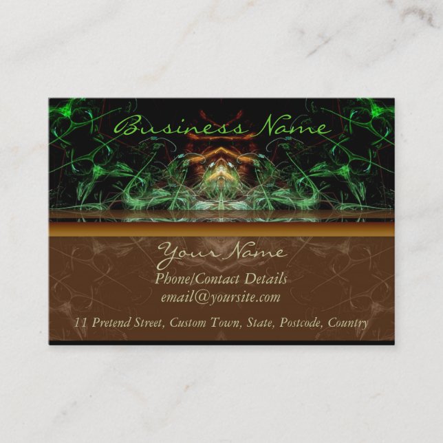 Fractalforest Business card (Front)