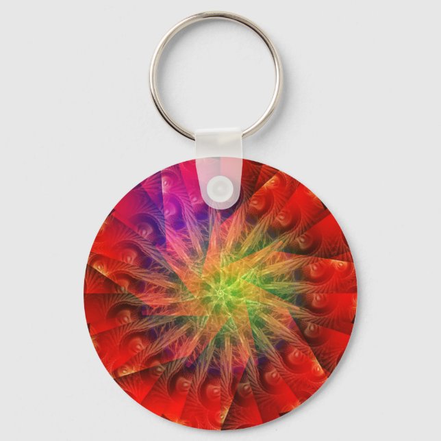 FractaLight #001 Keychain (Front)