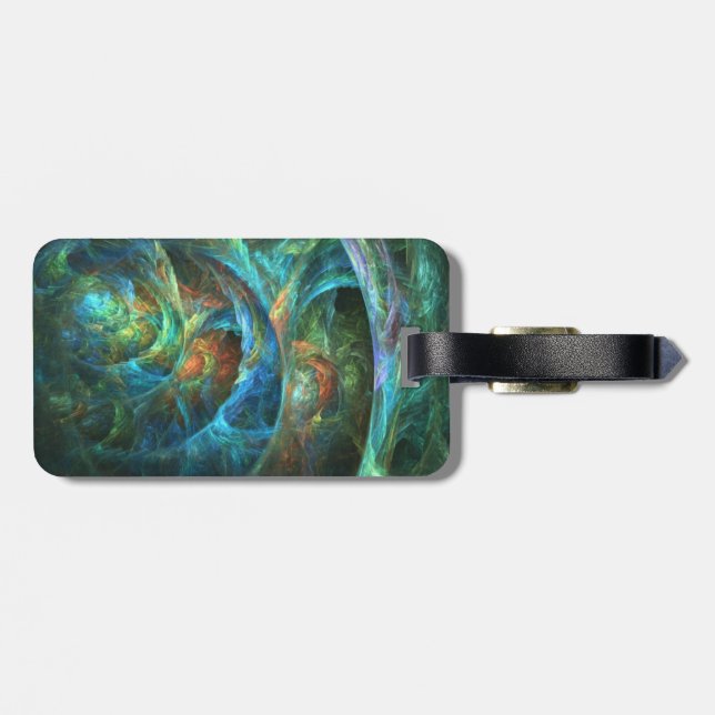 Fractalise Luggage Tage Tag (Back Horizontal)