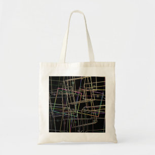 Fractalised Metal Frames Budget Tote Bag
