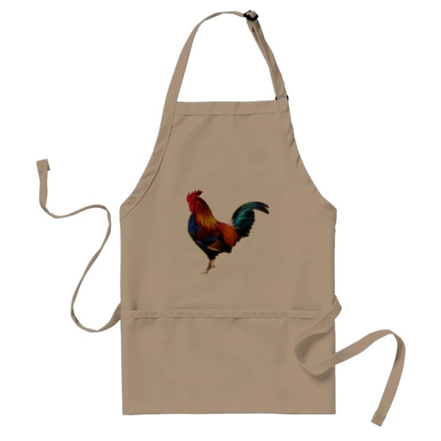 Fractalius Leghorn Rooster Standard Apron (Front)