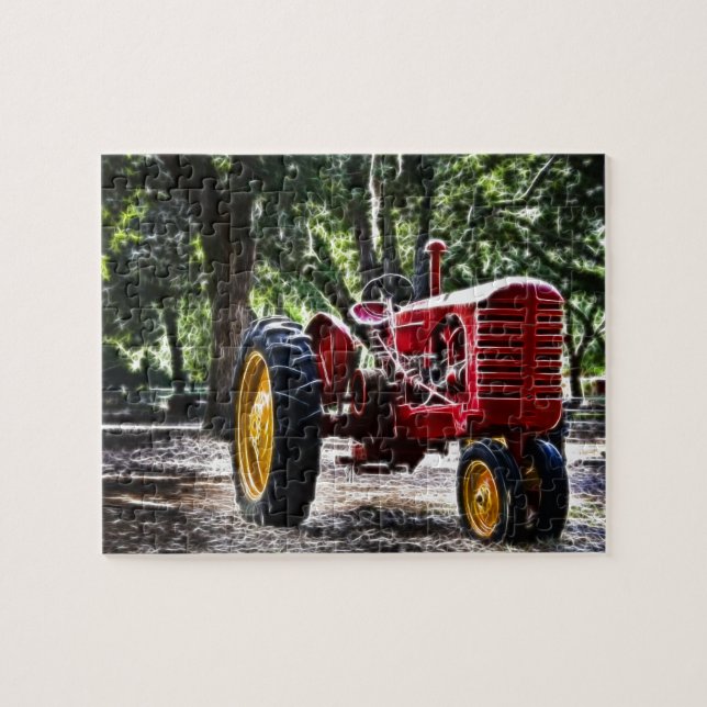Fractalius Tractor Jigsaw Puzzle (Horizontal)