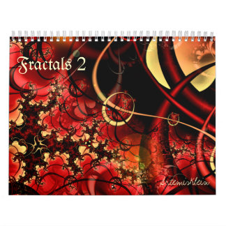 Fractals 2 , 12 month calendar