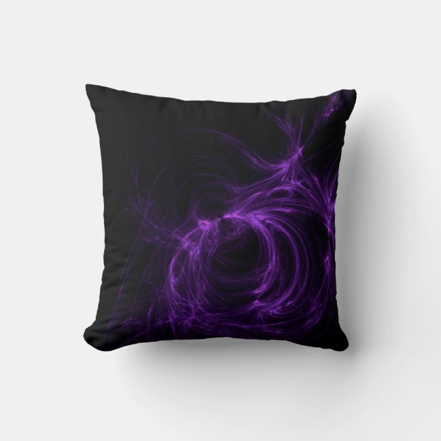 Fractals background gradient spiral cushion (Front)