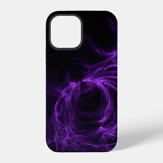 Fractals background gradient spiral iPhone case (Back)