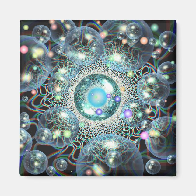 'fractals&bubbles&orbs~Oh My!' Magnet (Front)