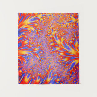 Fractals Vibrant Mesmerising Cool Colourful Trippy Tapestry