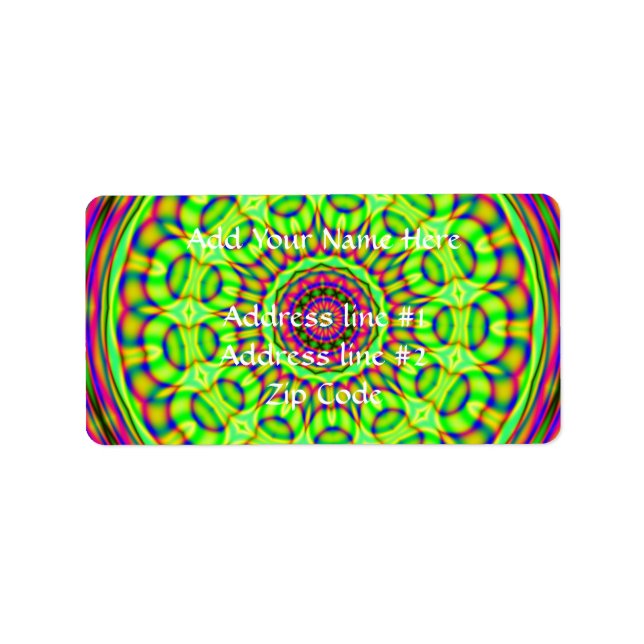 Fractalscope 28 label (Front)