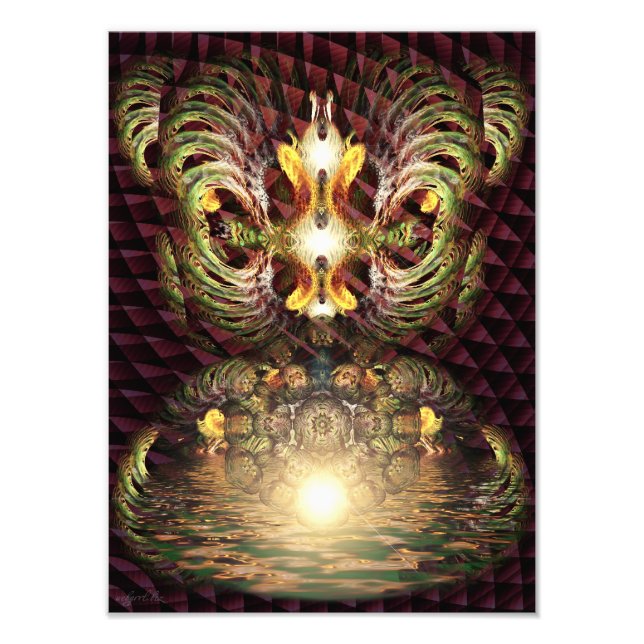 Fractapond Art Photo Print (Front)