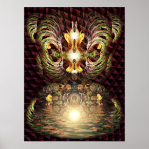 Fractapond Psychedelic Visions Poster