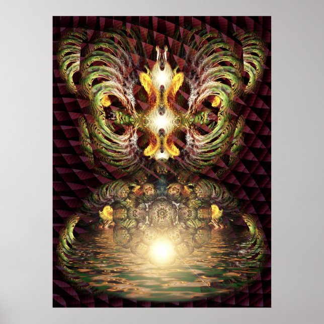 Fractapond Psychedelic Visions Poster (Front)