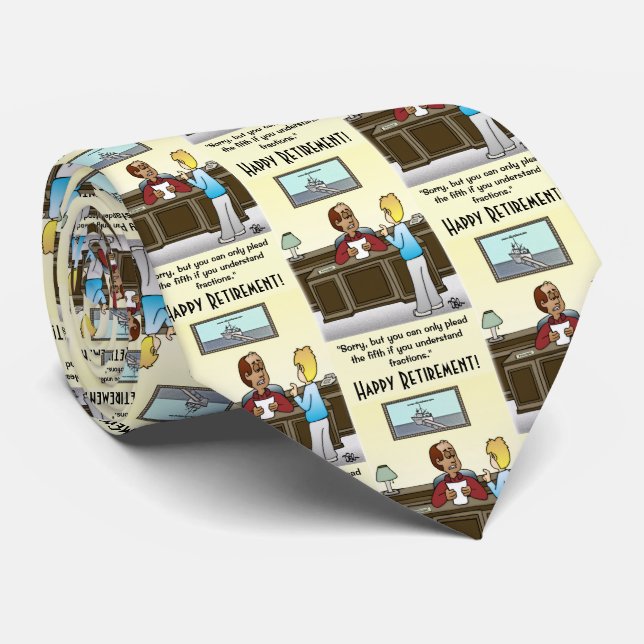 Fractions Necktie (Rolled)