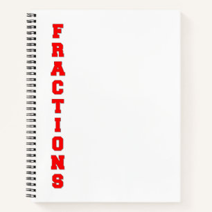 Fractions Notebook