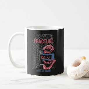 Fracture - Brutalist Streetwear Design Coffee Mug