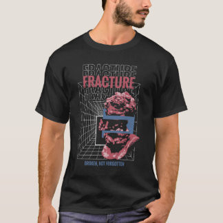 Fracture - Brutalist Streetwear Design T-Shirt