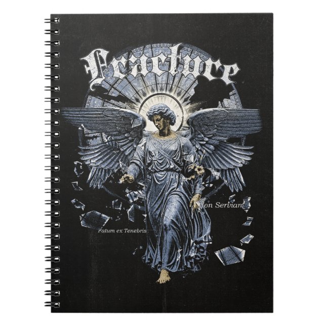 Fracture - Gothic Streetwear Design Notebook (Front)