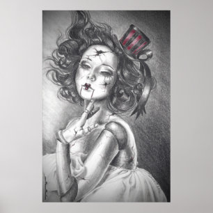 Fractured Beauty Poster Broken Doll Poster