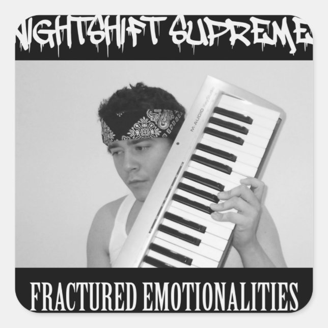 Fractured Emotionalities stickers (Front)