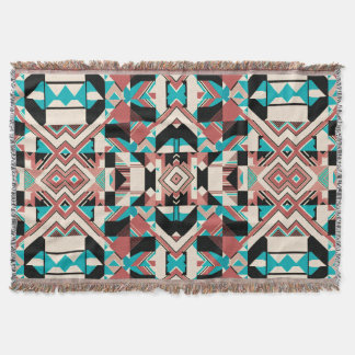 Fractured Harmony Throw Blanket