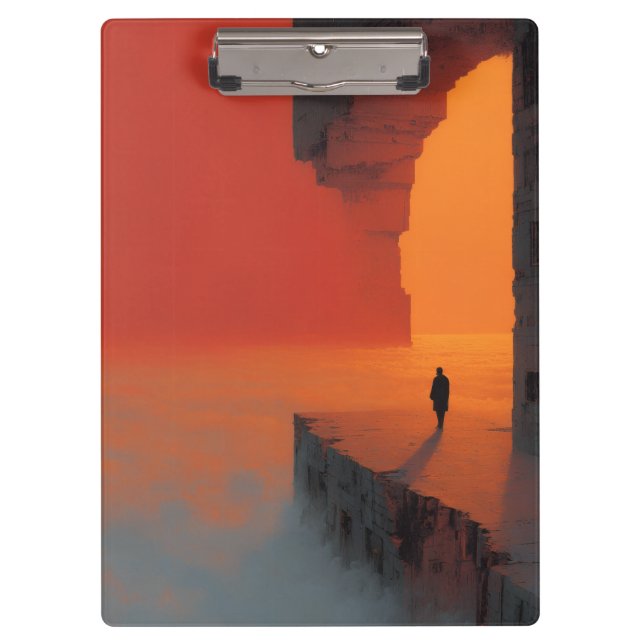 Fractured mind No. 1 Clipboard (Front)