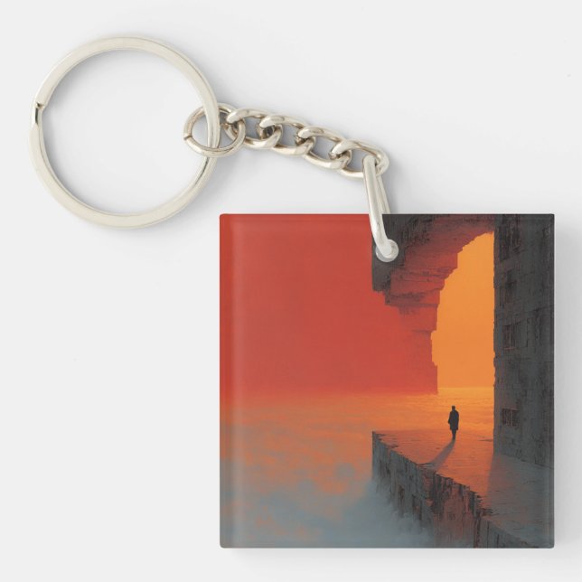 Fractured mind No. 1 Key Ring (Front)