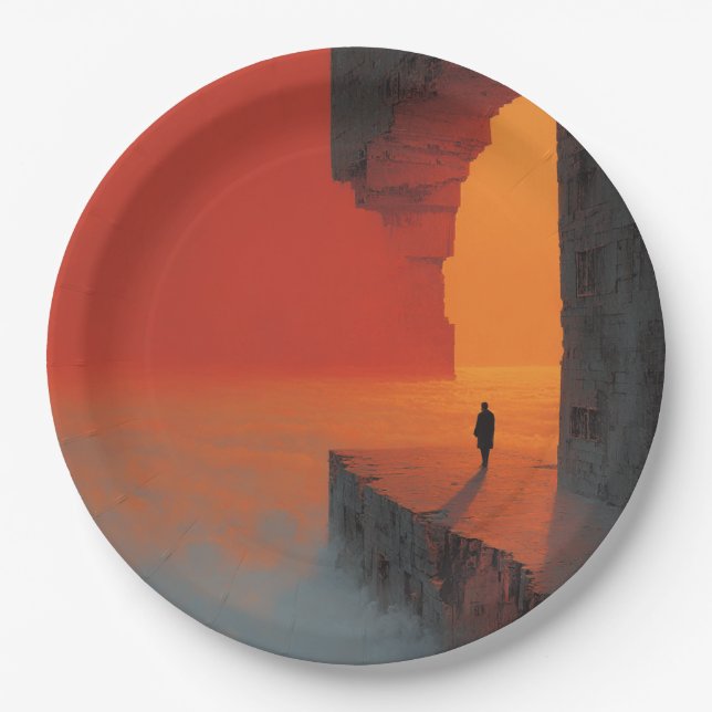 Fractured mind No. 1 Paper Plate (Front)