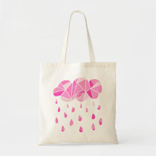 Fractured Pink Cloud Tote Bag