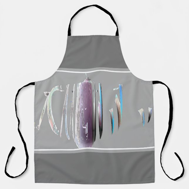 Fractured Purple Vessel  Apron (Front)
