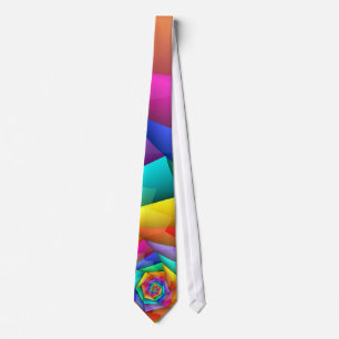 Fractured Rainbow Gay Pride LGBT Necktie