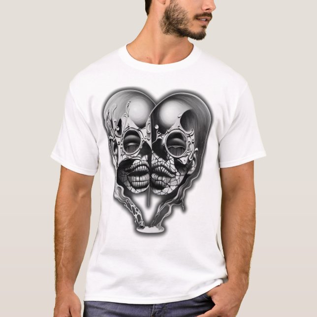 "Fractured Reflections of Love" T-Shirt (Front)