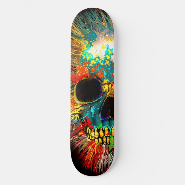 Fractured Skateboard (Front)