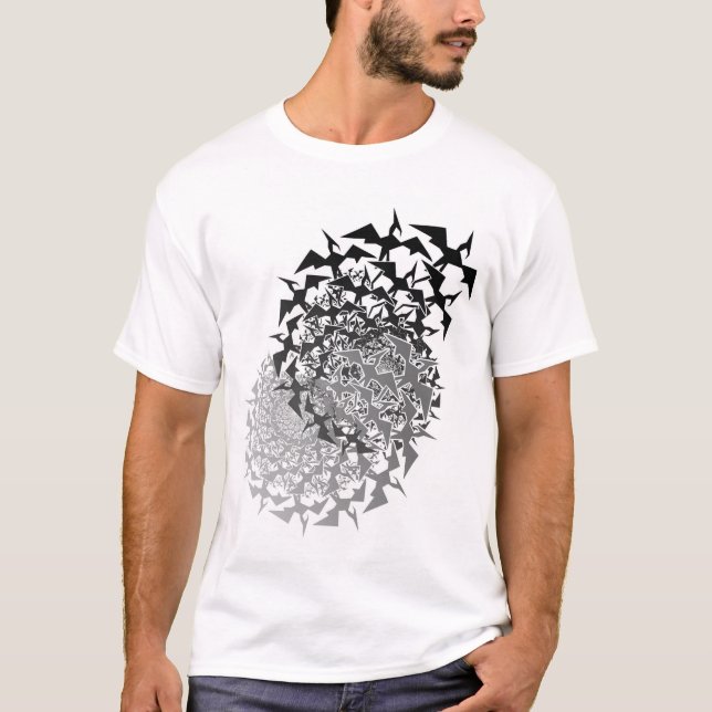 Fractyl Pterodactyl Two Swarms T-Shirt (Front)