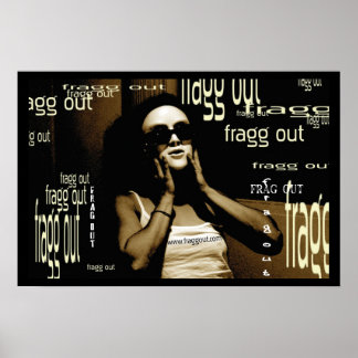 frag out mask poster