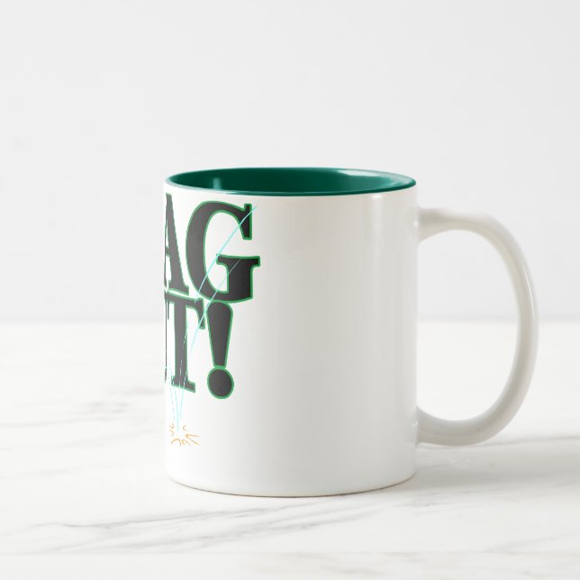 Frag Out Two-Tone Coffee Mug (Right)