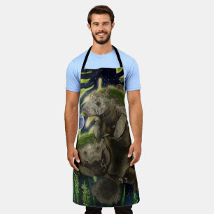 Fragile Balance Manatee   Apron