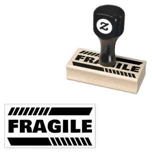 Fragile Custom Rubber Stamp