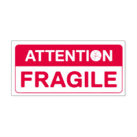 Fragile Handle with Care signs Self-inking  Handle