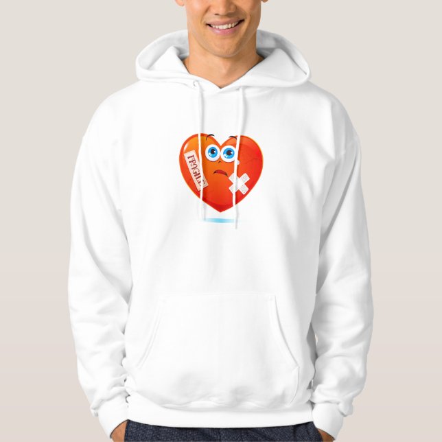 Fragile heart hoodie (Front)