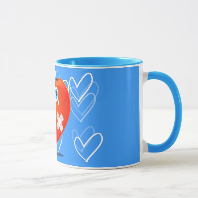 Fragile heart, mug (Right)