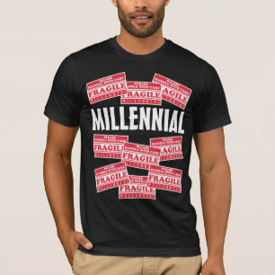 Fragile Millennial, Handle With Care T-Shirt