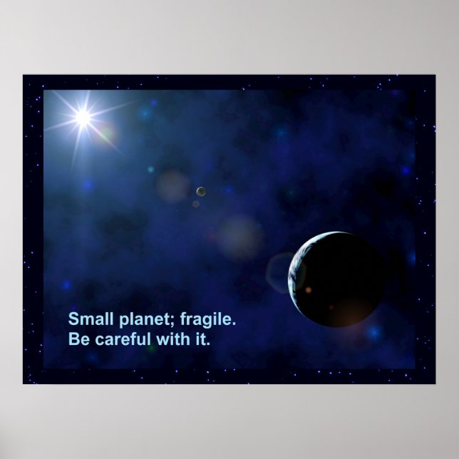 Fragile Planet Poster (Front)