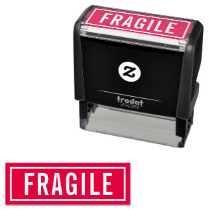 Fragile Self-inking Stamp