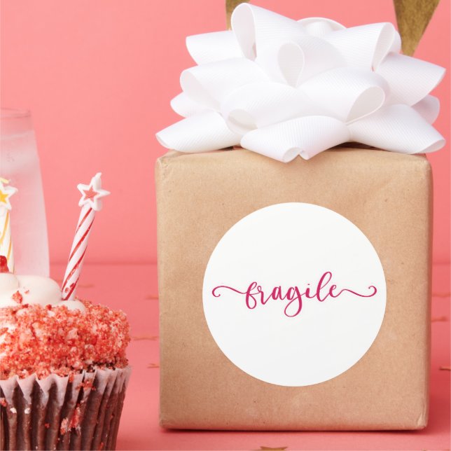 Fragile - Small Business Sticker (Party)