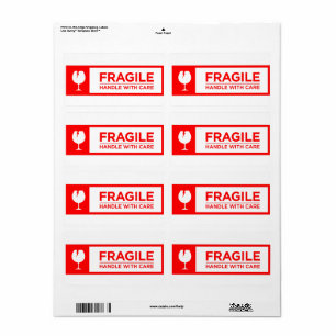 Fragile Stickers Handle with Care