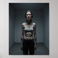 Fragile Strength Eating Disorder Art Poster