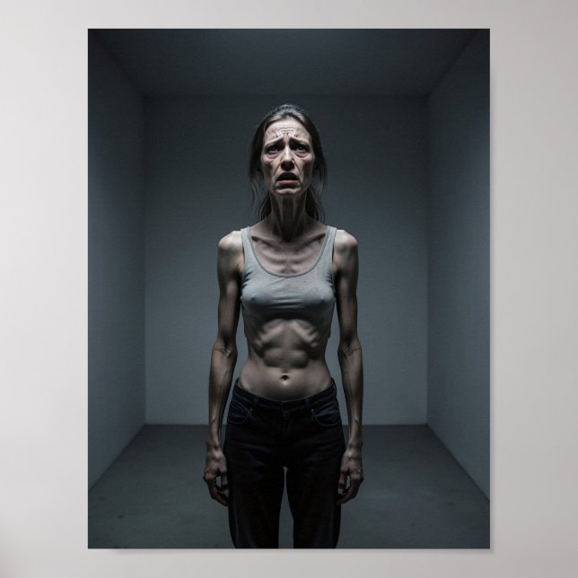 Fragile Strength Eating Disorder Art Poster (Front)