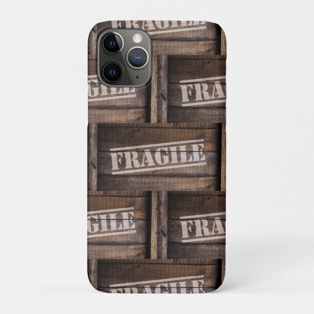 Fragile wood crate vintage Case-Mate iPhone case (Back)